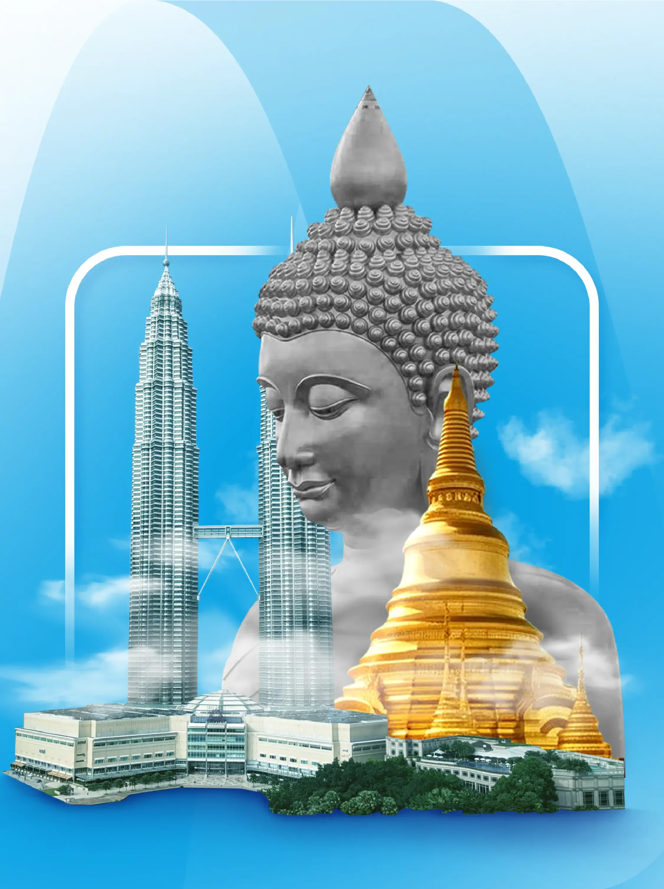 Thumbnail Paket Tour 2 Negara Malaysia dan Thailand. (4 Hari 3 Malam)